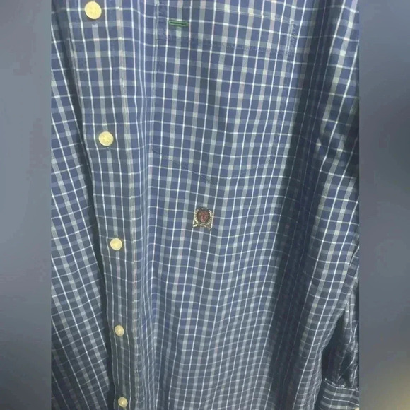 Tommy Hilfiger Plaid Button Down Long Sleeve Shirt Crest Men’s Size: Medium - Picture 9 of 12